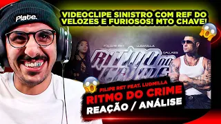 VIDEOCLIPE LOKO DEMAIS!!! FILIPE RET FEAT. LUDMILLA - RITMO DO CRIME [REAÇÃO/ ANÁLISE]