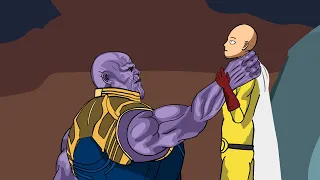 Thanos vs Saitama animation