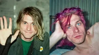 Kurt Cobain transformation from 1 to 27 years old