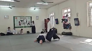 Bài thi KYU 6 Takemusu Aiki Việt Nam của Võ sinh Bùi Thùy Linh và Nguyễn Đỗ Hoàng Tú, ngày 28/04/24