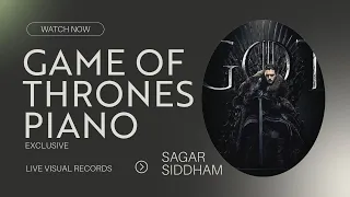 Epic Game of Thrones Title Theme | Piano Solo | Sagar Siddham