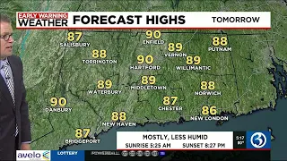 FORECAST: Lingering downpours end Monday evening