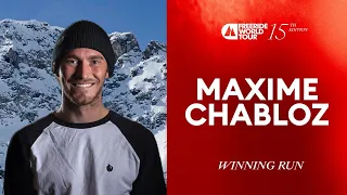 Freeride World Tour 2022 - Xtreme Verbier - Maxime Chabloz  Winning Run