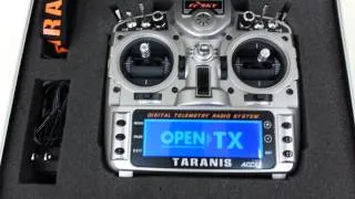 FrSky Taranis X9D transmitter unboxing