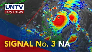 Bagyong Egay, itinaas na sa signal no. 3 sa ilang lugar sa Babuyan Islands, Cagayan, Isabela, Apayao