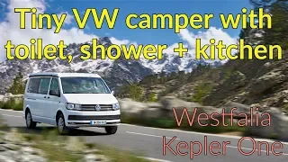 Westfalia Kepler One. Tiny camper with kitchen, toilet and shower  #vanlife #campervan #RV
