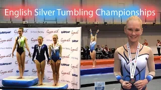 Hannah Competes at the English silver tumbling championships