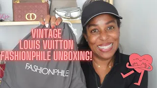 FASHIONPHILE HANDBAG UNBOXING | VINTAGE LOUIS VUITTON THEDA GM | #louisvuitton