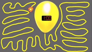 1 Minute Timer Bomb Balloon