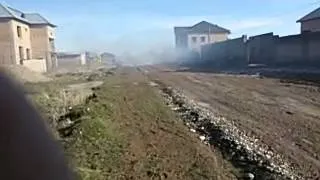 Загорелась машина в Шымкенте