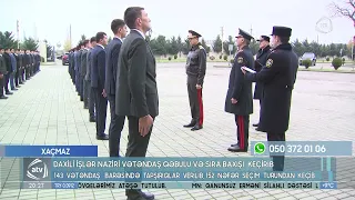 Daxili işlər naziri vətəndaş qəbulu və sıra baxışı keçirib