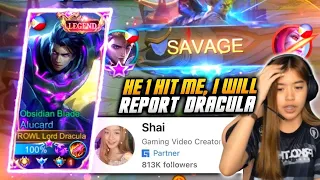 Dracula Meet Famous FB Girl Streamer "Shai" | This What Happened!! | MLBB