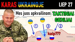 Liep 27: PROTINGA! Ukrainiečiai Apkvailina Rusus Ir PRASISKVERBIA PRO CENTRĄ | Karas Ukrainoje