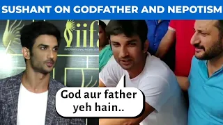 Sushant Singh Rajput Explains Meaning Of GODFATHER To Media, Talks About Nepotism | Best Moments