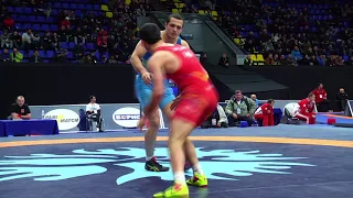 1 4 Final GR  82 kg ARM EDUARD SARGSYAN UKR ANDRII BIELYKH