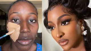 UNBELIEVABLE 😱🔥 WHAT SHE WANTED VS WHAT SHE GOT💄BRIDAL MAKEUP TRANSFORMATION ✂️ MAKEUP TUTORIAL 💉