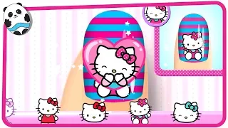 Hello Kitty Nail Salon - Fun Nail Coloring Games for Kids