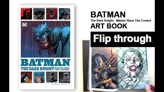 Batman Art of the Dark Knight - Master Race Covers Art Book Flip Through Jim Lee Frank Miller