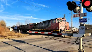 Chasing CN A435, Plus BNSF Cascade Green and ex-SOO Line Belt Pack Locomotives