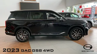New 2023 GAC GS8 4WD 7-Seats SUV | Black Color | Exterior and Interior Details
