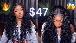 GIRL SHE'S $47 🔥🤯 AMAZON PRIME WIG INSTALL | SENSATIONNEL HUMAN HAIR BLEND BUTTA LACE BOHEMIAN