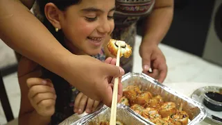 Zahra's Followers Brought Sushi from Japanese kitchen! Honey Cake Recipe! Mutaki and Roses