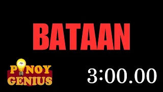 "BATAAN" - Pinoy Henyo Word (with 3-minute timer) | Pinoy Genius