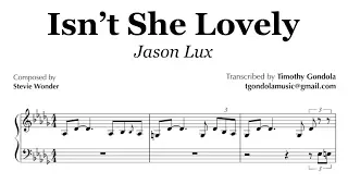 Jason Lux| Isn't She Lovely (Transcription)