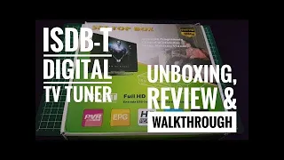 ISDB-T Digital TV Tuner | Unboxing, review and walk-through (re-upload)