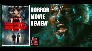 DAWN OF THE BEAST ( 2021 Adrián Burke ) Bigfoot vs Wendigo Horror Movie Review