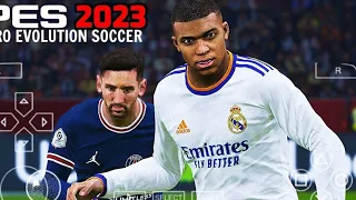 eFootball PES 2023 PSP - PPSSPP Android/iOS Latest Transfer Best Graphics PS5 Camera #pes2023