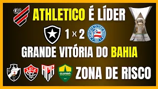 BRASILEIRÃO | ATHLETICO É O NOVO LÍDER | ZONA DE REBAIXAMENTO