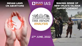 'The Hindu' Newspaper Analysis for 27th June 2022. (Current Affairs for UPSC/IAS)