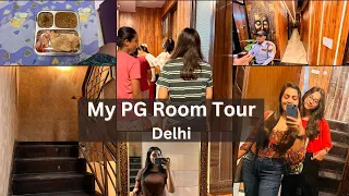 PG room tour ✨️Living in Delhi South Campus DU💖 |PG/Hostel for girls, rent💵 & WIFI?