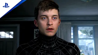 Marvel's Spider-Man 2 Tobey Maguire Black Suit Transformation Stops 19 Inches MJ Scream