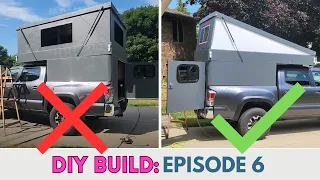 Ep. 6: Failed Full Pop-Up Truck Camper, Conversion to a Wedge Pop-up, Final Touches
