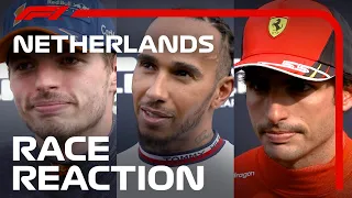 Drivers' Post-Race Reaction | 2022 Dutch Grand Prix