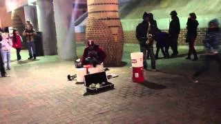 Street Performer Plays Inspector Gadget