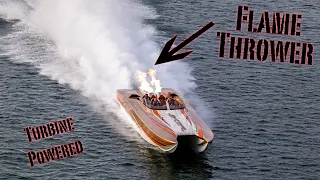 Insane 3000HP Twin Turbine 46' Skater Boat "Hellfire" Debuts in Lake Havasu