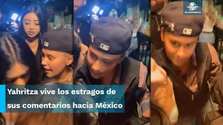 Chica rechaza saludo a Yahritza y así reacciona la cantante