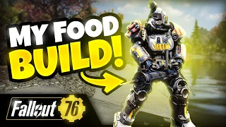 Ultimate HEAVY GUNNER Food Build that Can Carry The World :) - Fallout 76 Steel Reign