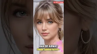 Breathtaking beauty of a Cuban-Spanish Actress, Ana De Armas. #bestmoments -#hollywood #actress