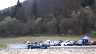 Crash test with 200km/h terrible consequence