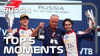 Top 5 Formula 3 Moments | 2021 Russian Grand Prix