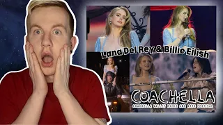 LANA DEL REY & BILLIE EILISH - VIDEO GAMES & OCEAN EYES (COACHELLA 2024) // REACTION