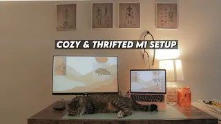 Cozy & Budget Desk Setup Tour for Students | Apple M1 Macbook Air