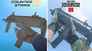 Counter-Strike 2 Vs. Call Of Duty: MW3 Weapons Comparison (2023 vs 2023)