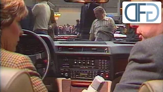 BMW stellt neue Bordelektronik für den 735i vor (IAA 1981)