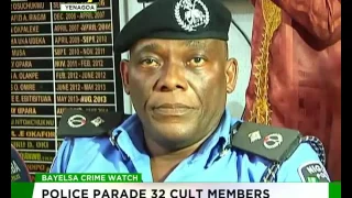 Bayelsa Police Command parade cult members