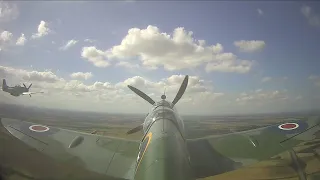 Spitfire tailplane view